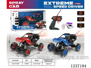 27MHZ 1:20 5ch rc alloy car with light/spray included battery