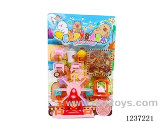 Solid Translucent Kapybara Ferris Wheel Amusement Park