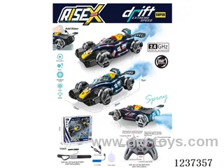 2.4G RC F1 Stunt Drift Car W L/M/spray/Included Battery Dual RC (handle+gesture sensing watch)