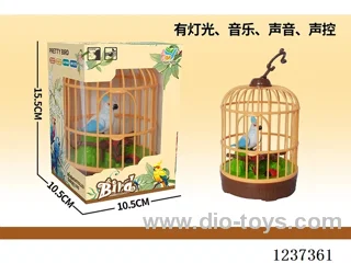 Sound Control Bird Cage W L/M (1 bird) Not Included Battery