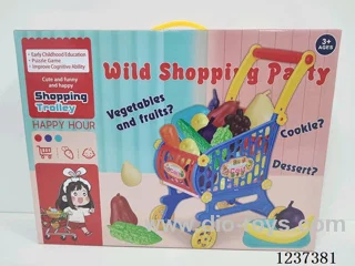 shopping cart fruit set