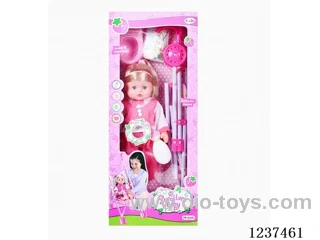 16-inch doll set with 12 Voice/Drinking/Pee/Cart Included Battery