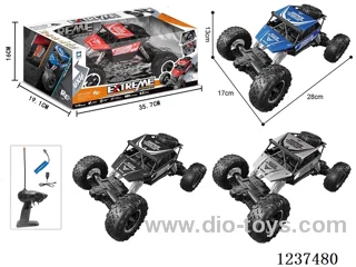 Alloy Big Wheel Climbing RC Car (included battery)