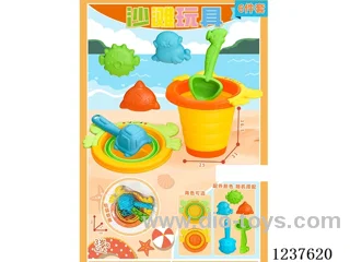 TPE soft rubber crab folding bucket 6PCS