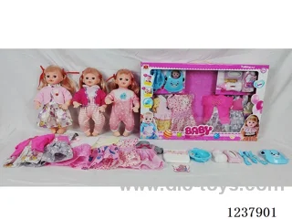 16-inch doll with drinking and urination functions / English IC / 6 random outfits + accessories