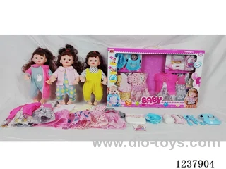 16-inch doll with drinking and urination functions / English IC / 6 random outfits + accessories