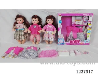 16-inch doll with drinking and urination functions / English IC / 3 random outfits + accessories