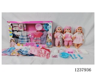 14-inch doll with drinking and urination functions / English IC / 6 random outfits + accessories