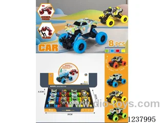 8PCS Double Pull Back Spring Cart