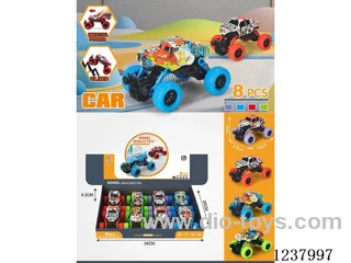 8PCS Double Pull Back Spring Cart