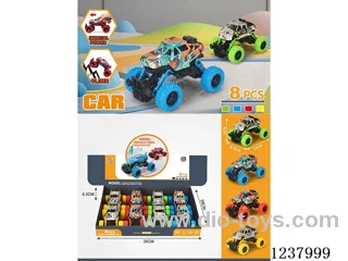 8PCS Double Pull Back Spring Cart