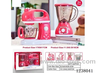 Home Appliances set-juicer: rotation; Mixer: light/rotation -2AA+2AA not included.