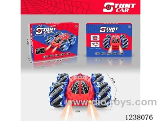 2.4G 9ch RC stunt car with light included battery