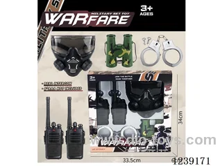 Police Set 5PCS - Walkie Talkie Not Included Battery