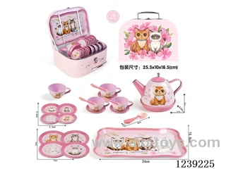 Tinplate Tea Set 18PCS
