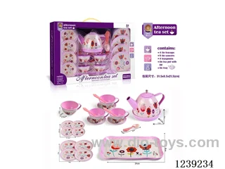 Tinplate Tea Set 18pcs