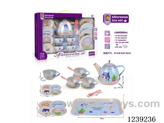 Tinplate Tea Set 18pcs