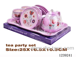 Tinplate Tea Set 18pcs