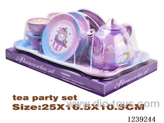 Tinplate Tea Set 18pcs