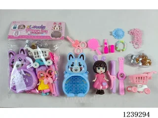 Puppy Storage Bag W L/M + Doll Jewellery set not included battery