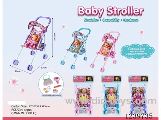 Iron trolley + doll
