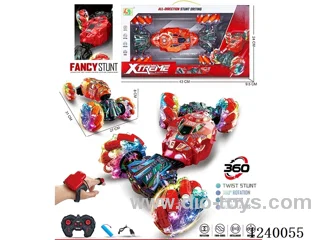 2.4G RC Stunt Car with watch remote control 2 colors mixed Included battery