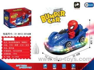 Universal Spider-Man Bumper Cars W L/M/spray