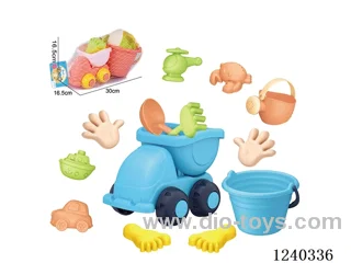 Beach Toys 13PCS (Coral Red/Pink Orchid)