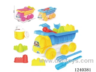 Beach Toys 6PCS (Red/Orange)