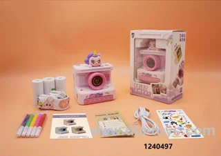 Unicorn Color Printing Camera/Children's Printing Camera/Children's Polaroid - with APP in color box