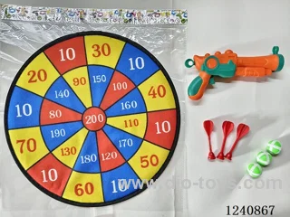 36CM Cloth Target with Sticky Ball Gun/Flying Targets