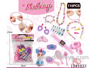 DIY Beading with Cosmetics +2.5 inch Barbie 110PCS