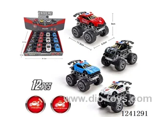 inertia alloy police car 12PCS