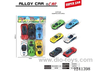 1:64 free wheel alloy car