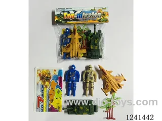 Military set - soldier*2 9.5CM