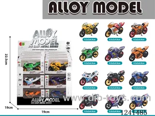 free wheel alloy motorcycles 24PCS