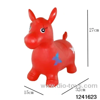 small size flatable jumping deer in opp bag