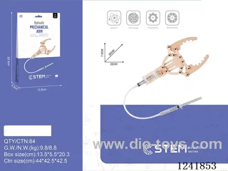 Wooden assembled hydraulic tongs