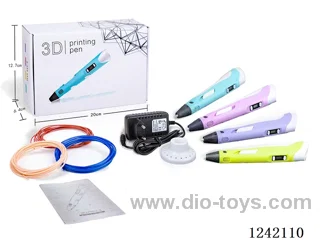 High Temperature 3D Printing Pen-English Version-Adapter-White Box