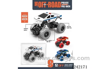Dual pull back pickup truck climber 3 colors mixed