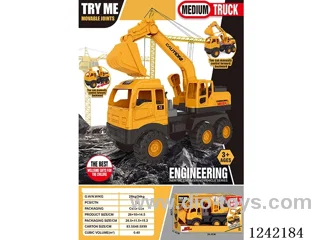 Medium six-wheel free wheel construction vehicle