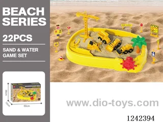 Engineered Sand Play Scene Basin 22PCS