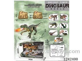 2.4G rc dinosaur W L/M/spray included battery