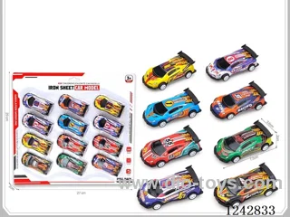 metal pull back car 12PCS