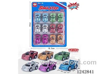 pull back car 2 types 6 colors 12PCS