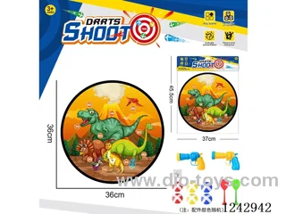 Sticky Ball Fabric Dartboard 36CM (Customizable Design)2 guns 6 balls 2 Darts 1 Hook