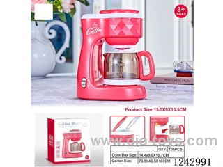 Coffee maker W L/M, drip 2*AA not included