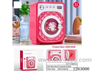 Washing machine with light/sound/rotation 2*AA not included