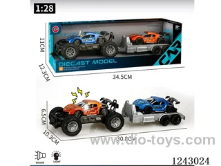 1:36 Alloy Small Inertia Vehicle + 1PCS pull back W L/M included battery 3*AG13