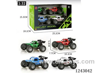 1:32 alloy inertia car (4PCS)